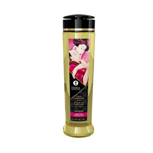 EROTIC MASSAGE OIL 240 ml / 8 oz SWEET LOTUS - Masszázsgyertyák és olajok