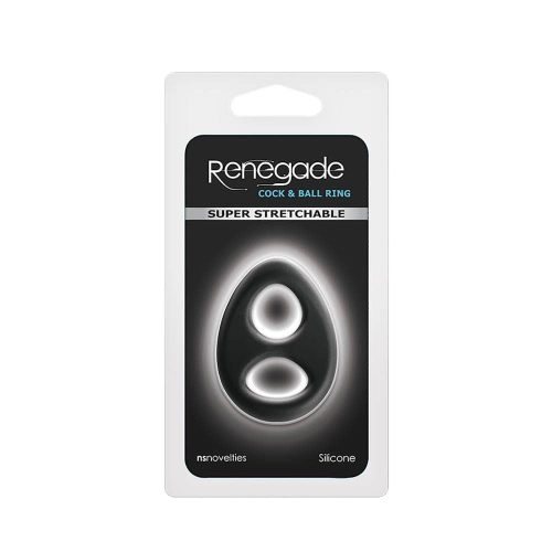 Renegade Romeo Soft Ring Black - Péniszgyűrűk - Mandzsetták