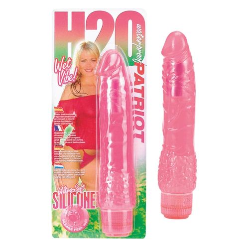 H2O Patriot Waterproof Vibrator Pink - Realisztikus vibrátorok