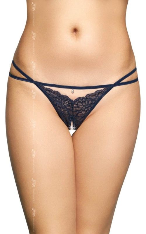 G-String 2496 - blue {} M/L - Női fehérneműk