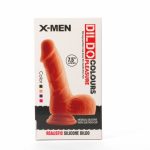 X-MEN 7.5" Dildo Colours Pleasure Black 3 - Dongok - Dildók