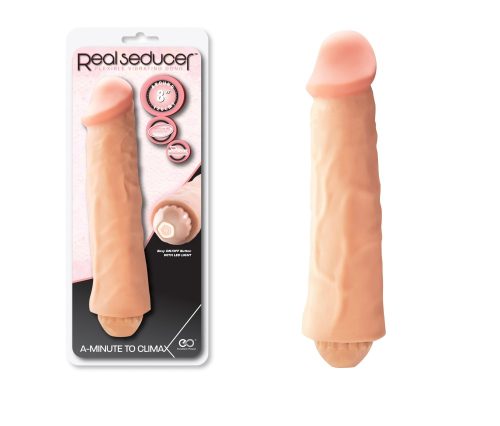 REAL SEDUCER Flexible Vibrating Dong 8" - Realisztikus vibrátorok