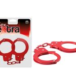 SEX EXTRA - METAL CUFFS RED - Bilincsek - Kötözők