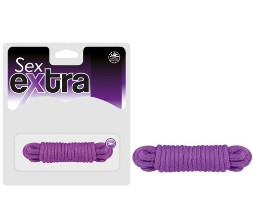 SEX EXTRA - LOVE ROPE PURPLE - Bilincsek - Kötözők