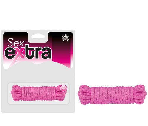 SEX EXTRA - LOVE ROPE PINK - Bilincsek - Kötözők