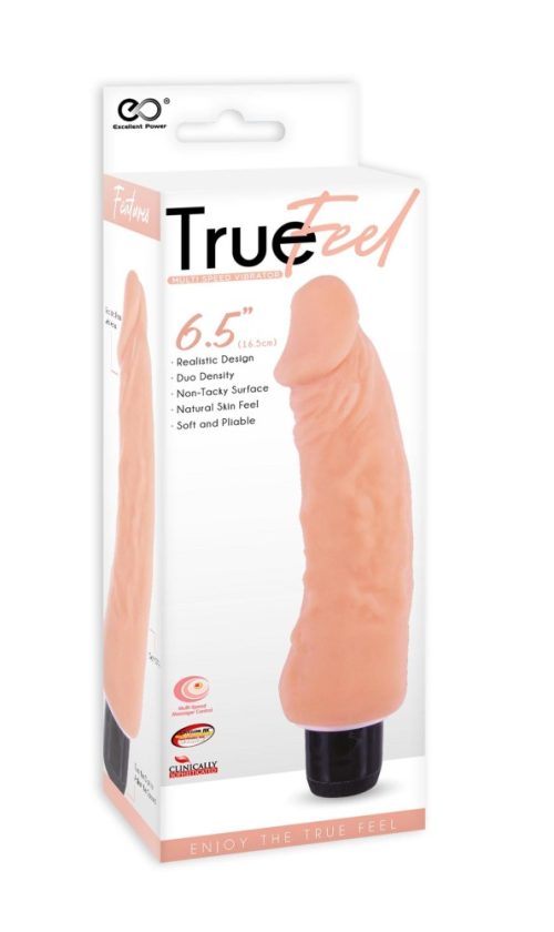 TRUE FEEL TPR VIBRATOR 6.5" I - Realisztikus vibrátorok