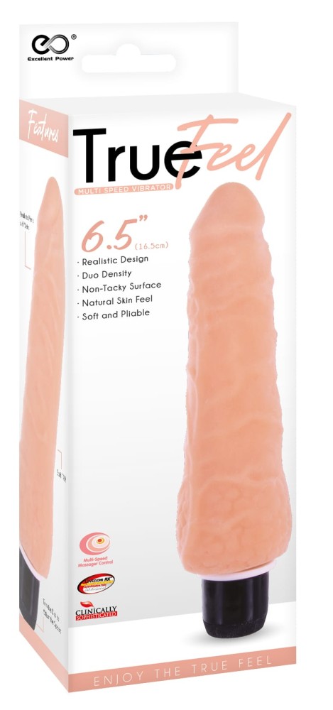 TRUE FEEL TPR VIBRATOR 6.5" II - Realisztikus vibrátorok