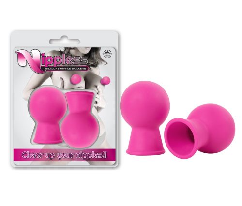 NIPPLESS SILICONE NIPPLE SUCKER SET OF 2PCS PINK - Pumpák