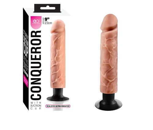 CONQUEROR 9" TPR MULTI-SPEED VIBRATOR - Realisztikus vibrátorok