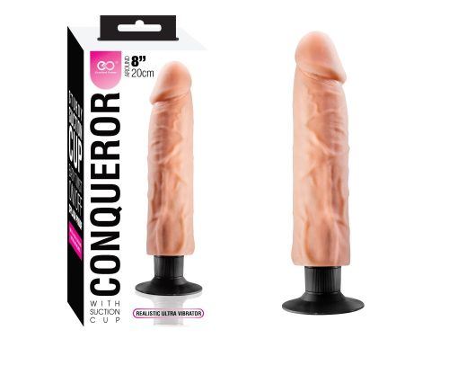 CONQUEROR 8" TPR MULTI-SPEED VIBRATOR - Realisztikus vibrátorok