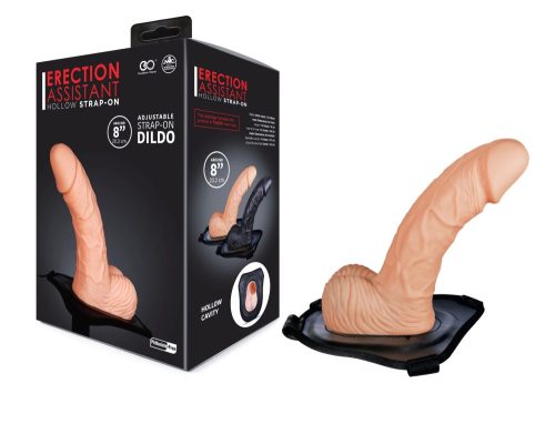 ERECTION ASSISTANT 8" HOLLOW STRAP-ON - Felcsatolható eszközök