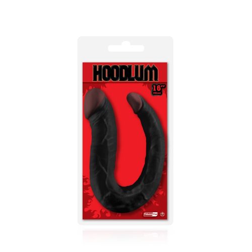 HOODLUM 16" U-SHAPED DONG BLACK - Dongok - Dildók