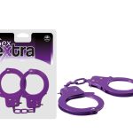 SEX EXTRA - METAL CUFFS PURPLE - Bilincsek - Kötözők