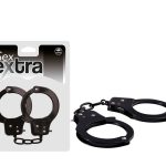 SEX EXTRA - METAL CUFFS BLACK - Bilincsek - Kötözők