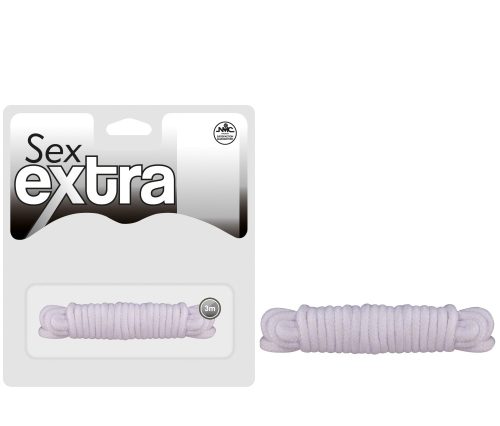 SEX EXTRA - LOVE ROPE WHITE - Bilincsek - Kötözők