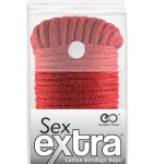 SEX EXTRA - SILKY BONDAGE ROPE RED - Bilincsek - Kötözők