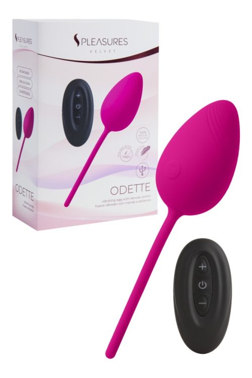 EGG VIBRATOR ODETTE - Cerise - Mini vibrátorok és tojások