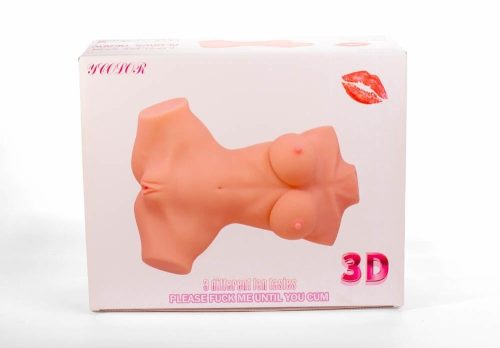 Double Hole 3D Masturbator III - Férfi maszturbátorok