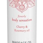 Massage oil passion - Cherry & Rosemary oil 100ml - Masszázsgyertyák és olajok