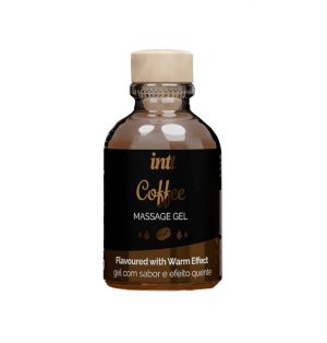 MASSAGE GEL COFFEE GLASS BOTTLE 30ML + BOX - Masszázsgyertyák és olajok