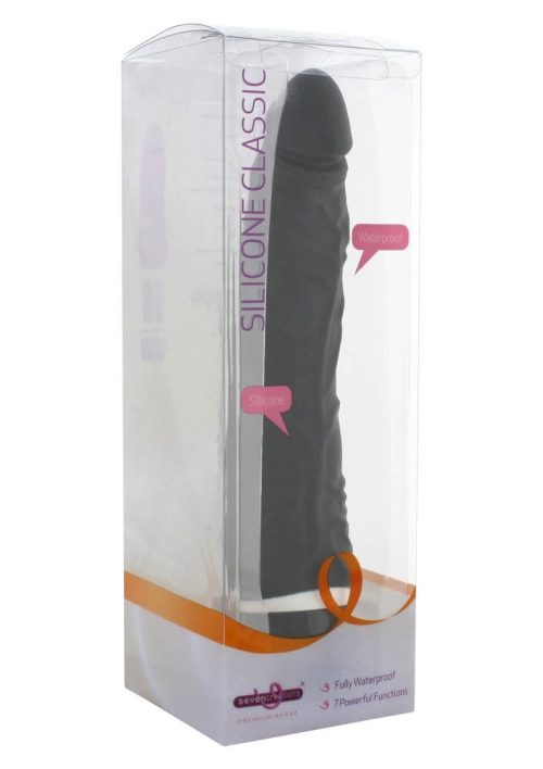 Classic Slim Vibrator Black - Realisztikus vibrátorok