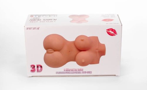 Double Hole 3D Masturbator IV - Férfi maszturbátorok