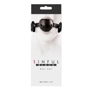 Sinful Ball Gag Black - Szájpöckök