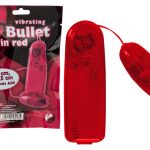 Vibrating Bullet Red - Mini vibrátorok és tojások