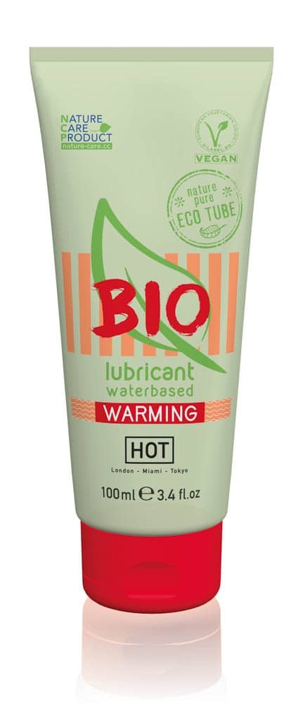 HOT BIO lubricant waterbased Warming 100 ml - Vízbázisú síkosítók