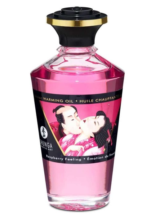 Aphrodisiac Oils Raspberry Feeling 100 ml - Masszázsgyertyák és olajok