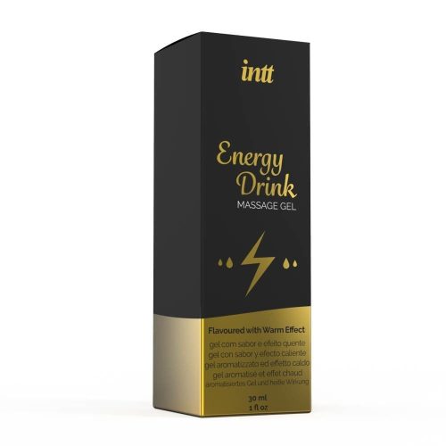 MASSAGE GEL ENERGY DRINK GLASS BOTTLE 30ML + BOX - Masszázsgyertyák és olajok