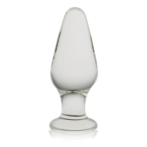 Glass Romance Anal Plug Clear - Fenékdugók