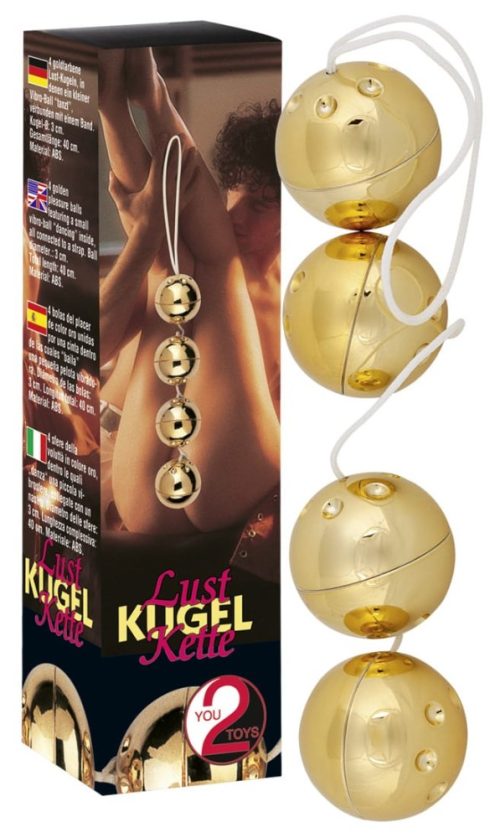 Pleasure Balls Gold 4 - Gésa golyók