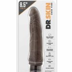 Dr. Skin Cock Vibe 7 Chocolate - Realisztikus vibrátorok