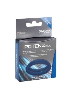 POTENZduo Blue Large - Péniszgyűrűk - Mandzsetták