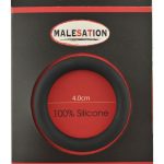 Malesation Silicone Cock Ring Black M - Péniszgyűrűk - Mandzsetták