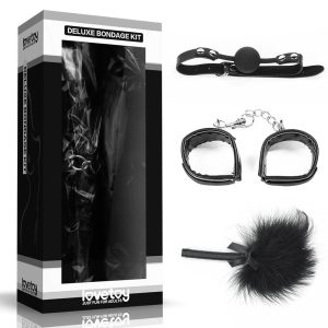 Deluxe Bondage Kit Black III - Szettek (bdsm)