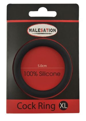 Malesation Silicone Cock Ring Black XL - Péniszgyűrűk - Mandzsetták