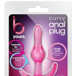 B YOURS CURVY ANAL PLUG PINK - Fenékdugók