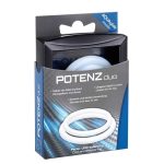 POTENZduo Transparent Size M - Péniszgyűrűk - Mandzsetták