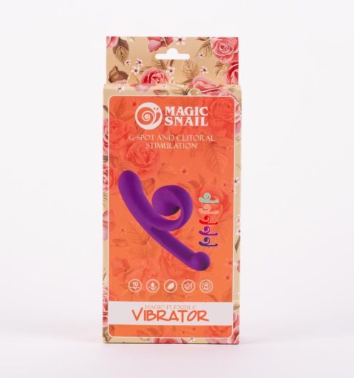 Magic Snail Magic Flexible Vibrator Purple - Nonfiguratív vibrátorok