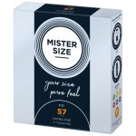 MISTER SIZE 57 mm Condoms 3 pieces - Óvszerek