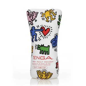 KEITH HARING CUP Soft Tube - Férfi maszturbátorok