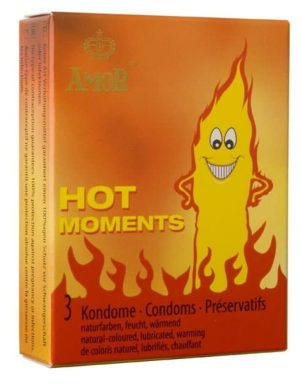 AMOR Hot Moments / 3 pcs content - Óvszerek