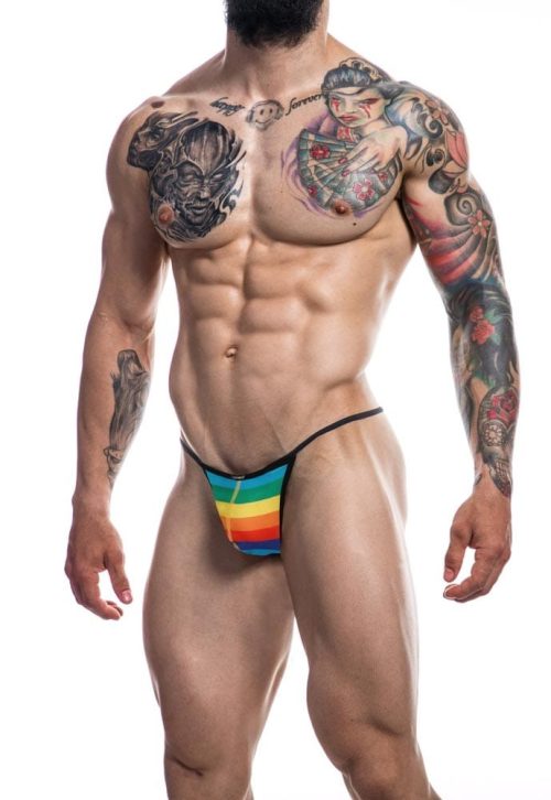 Cut4Men C4M Gstring-RainbowSkai-M - Image 2