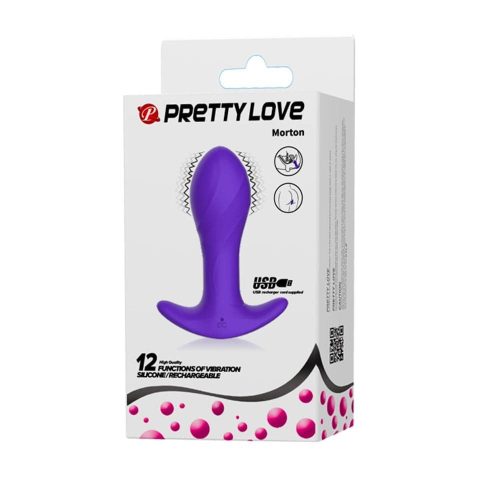 Pretty Love Anal Plug Massager Purple - Fenékdugók