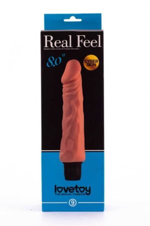 8'' Real Feel Cyberskin Vibrator - Realisztikus vibrátorok