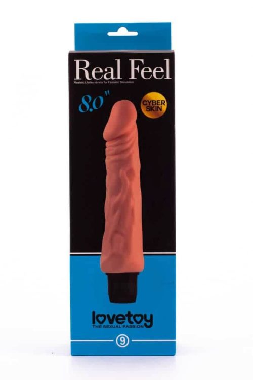 8'' Real Feel Cyberskin Vibrator - Realisztikus vibrátorok