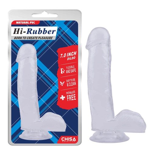 7.0 Inch Dildo-Clear - Dongok - Dildók