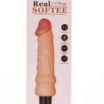 7.8" Real Softee Vibrating Dildo  2 - Realisztikus vibrátorok